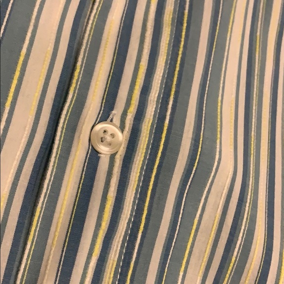 Blue and white striped Hugo Boss dress shirt - Picture 3 of 13
